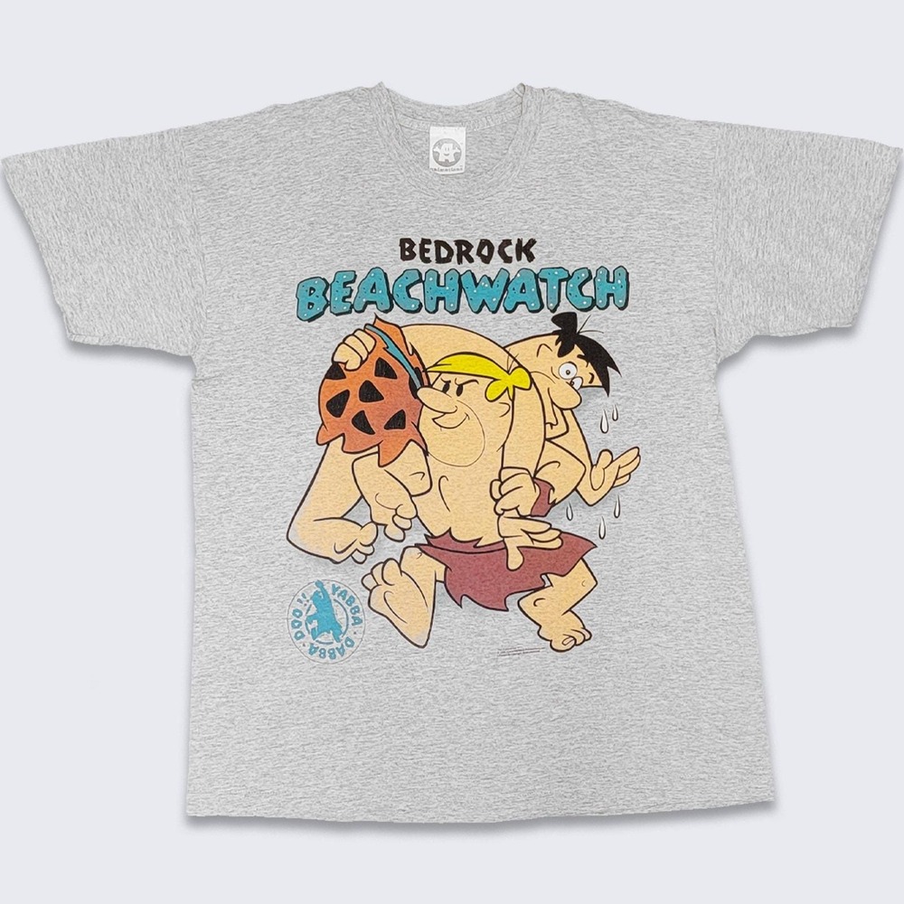 Flintstones Vintage 90s Bedrock Beachwatch T-Shirt